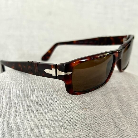 Persol Sunglasses 2718-S Brown Tortoise Frame 24/47 Brown Polarized Lens - Picture 4 of 8